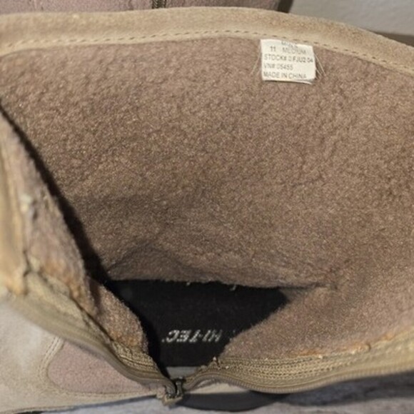 L.L.Bean Men’s Suede Insulated Winter Boots Size 11 Medium Side Zip Brown - Picture 8 of 9